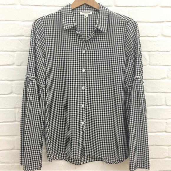 Lorraine Bell Sleeve Button Up Size Medium NWT - Picture 4 of 6